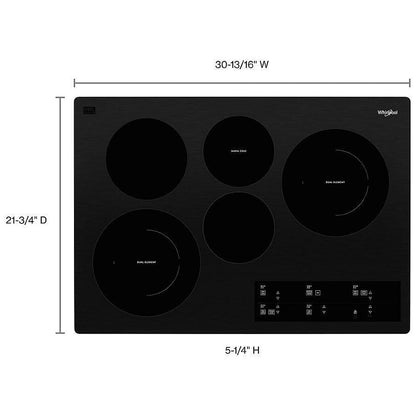Whirlpool WCE97US0KB Electric Cooktop
