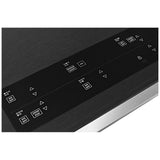 Whirlpool WCE97US0KB Electric Cooktop, 30 inch Exterior Width, 5 Burners, 3,000 W Highest Element, Black colour