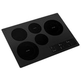 Whirlpool WCE97US0KB Electric Cooktop, 30 inch Exterior Width, 5 Burners, 3,000 W Highest Element, Black colour