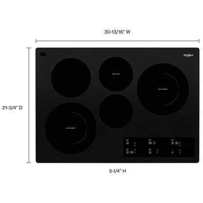 Whirlpool WCE97US0KB Electric Cooktop