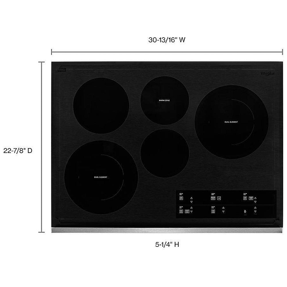 Whirlpool WCE97US0KS Electric Cooktop