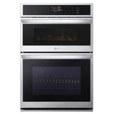 LG WCEP6423F Microwave Wall Oven Combo, 30 inch Exterior Width, Convection, One Oven Self Clean, 6.4 cu. ft. Capacity, Wifi Enabled, Air Fry, Stainless Steel colour