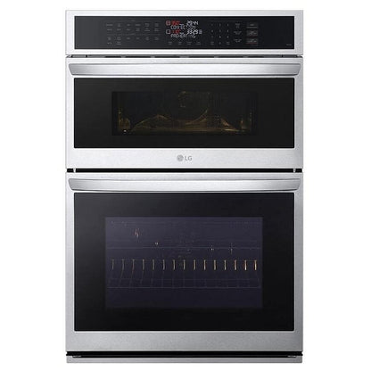 LG 1.7/4.7 cu. ft. Smart Combination Wall Oven with Convection and Air Fry WCEP6423F