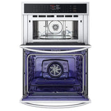 LG WCEP6423F Microwave Wall Oven Combo, 30 inch Exterior Width, Convection, One Oven Self Clean, 6.4 cu. ft. Capacity, Wifi Enabled, Air Fry, Stainless Steel colour