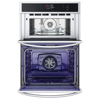 LG 1.7/4.7 cu. ft. Smart Combination Wall Oven with Convection and Air Fry WCEP6423F