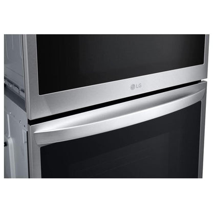 LG 1.7/4.7 cu. ft. Smart Combination Wall Oven with Convection and Air Fry WCEP6423F