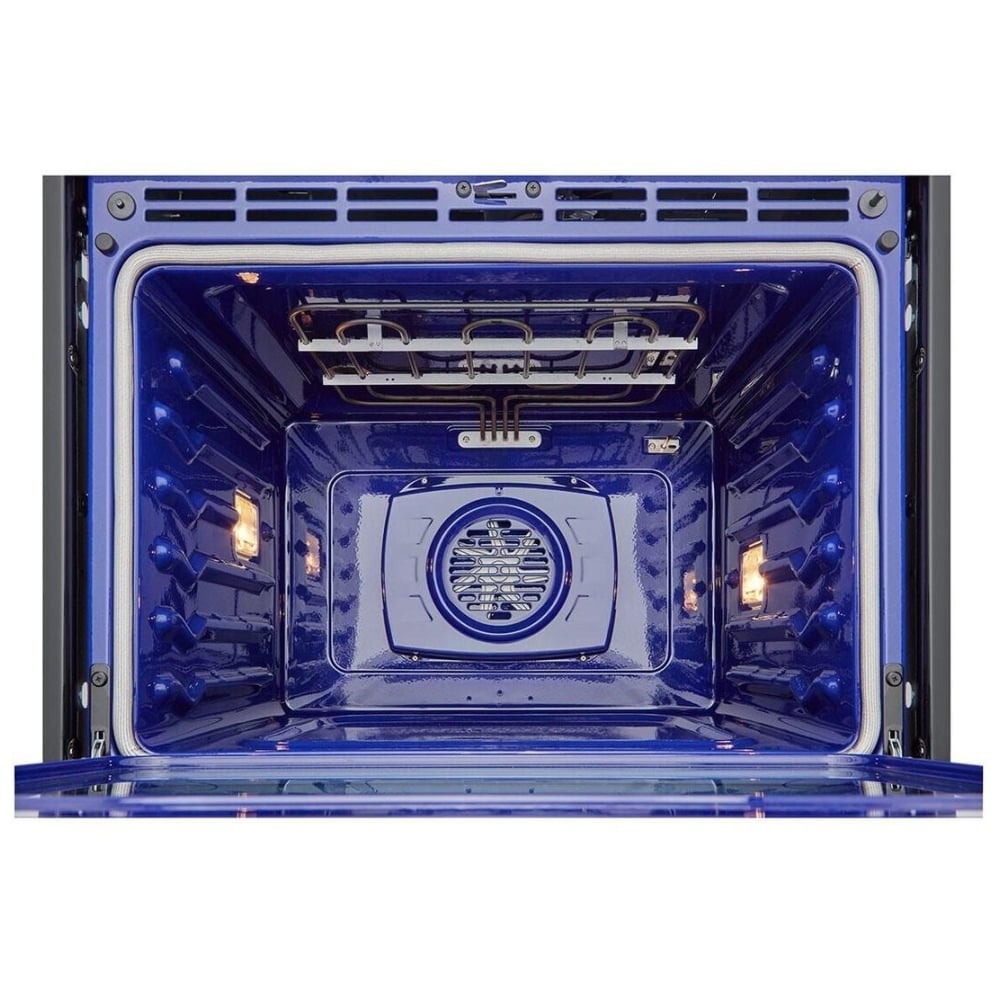 LG 1.7/4.7 cu. ft. Smart Combination Wall Oven with Convection and Air Fry WCEP6423F