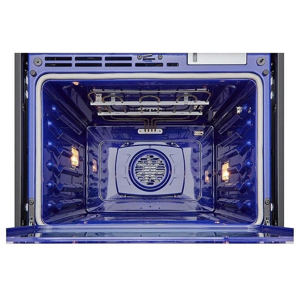 LG Studio 1.7/4.7 cu. ft. Combination Double Wall Oven with Air Fry WCES6428F