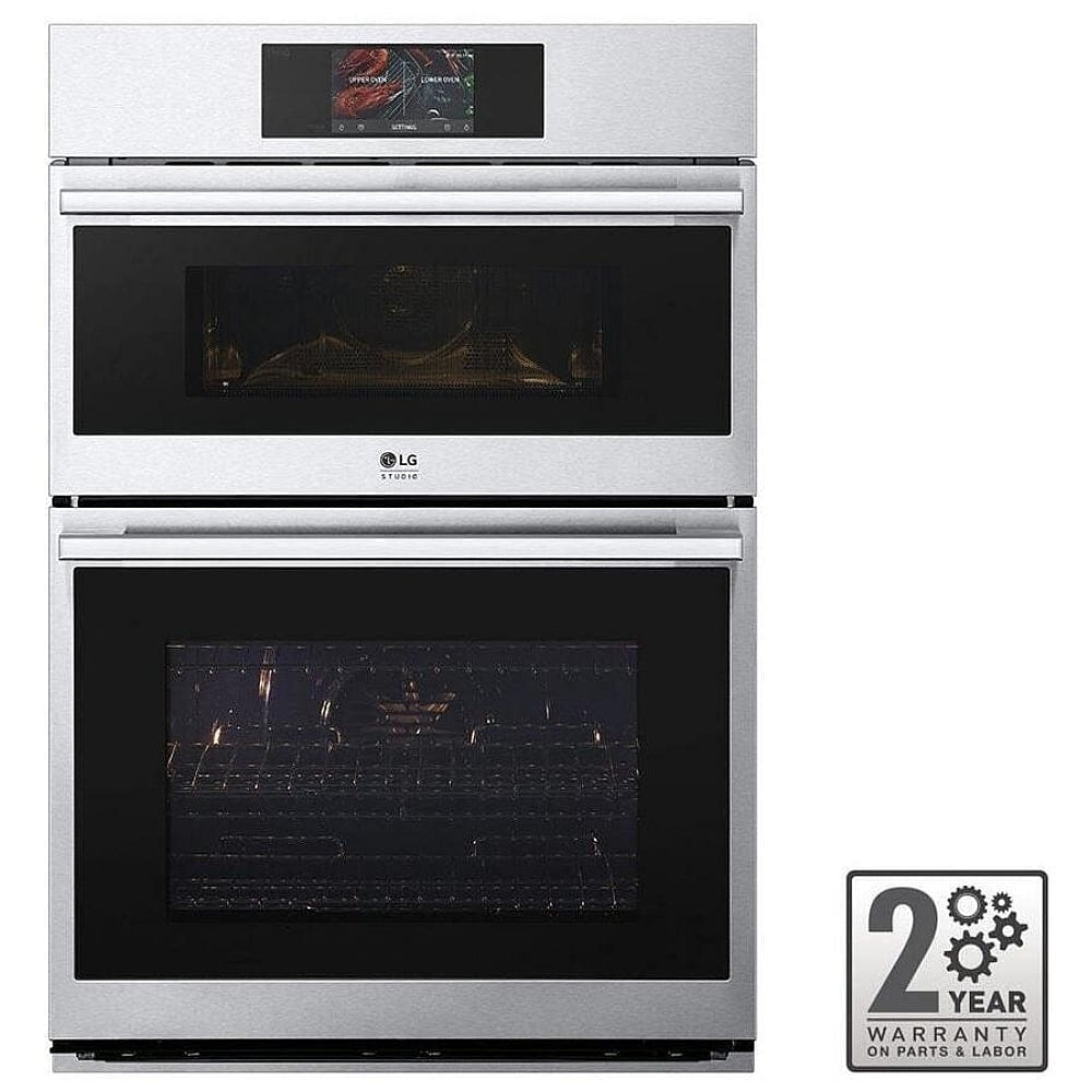 LG Studio 1.7/4.7 cu. ft. Combination Double Wall Oven with Air Fry WCES6428F