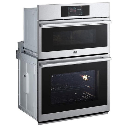 LG Studio 1.7/4.7 cu. ft. Combination Double Wall Oven with Air Fry WCES6428F