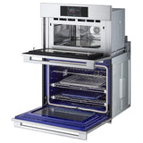 LG Studio WCES6428F Microwave Wall Oven Combo, 30 inch Exterior Width, True Convection, Self Clean, 6.4 cu. ft. Capacity, Temperature Probe, Air Fry, Stainless Steel colour