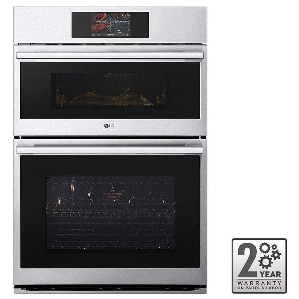 LG Studio 1.7/4.7 cu. ft. Combination Double Wall Oven with Air Fry WCES6428F