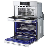 LG Studio WCES6428F Microwave Wall Oven Combo, 30 inch Exterior Width, True Convection, Self Clean, 6.4 cu. ft. Capacity, Temperature Probe, Air Fry, Stainless Steel colour