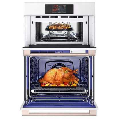 LG Studio Essence White 1.7/4.7 cu.ft. Combination Double Wall Oven WCES6428N