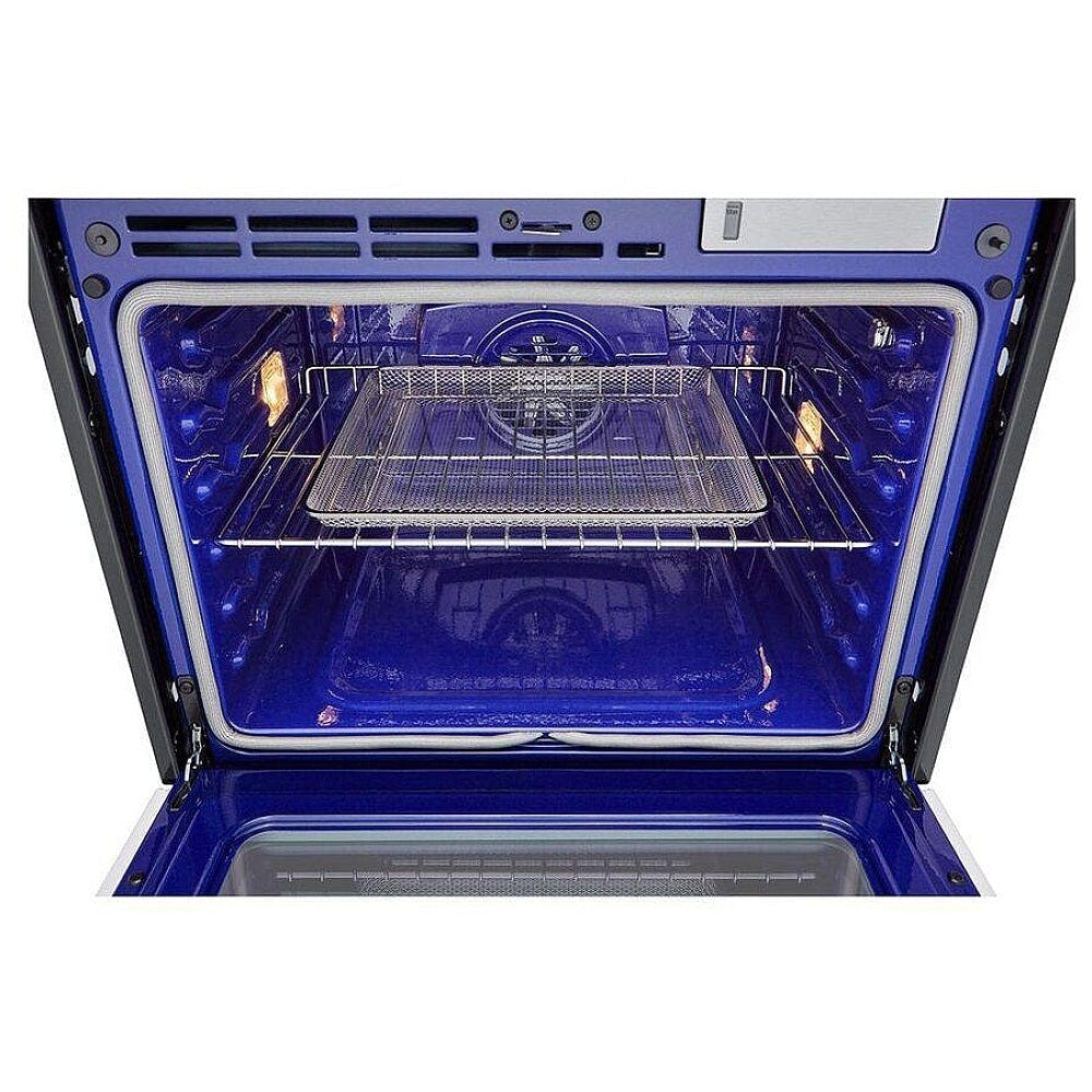 LG Studio Essence White 1.7/4.7 cu.ft. Combination Double Wall Oven WCES6428N