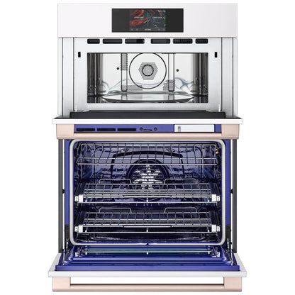 LG Studio Essence White 1.7/4.7 cu.ft. Combination Double Wall Oven WCES6428N
