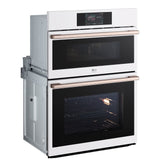 LG WCES6428N Microwave Wall Oven Combo, 30 inch Exterior Width, True Convection, Self Clean, 6.4 cu. ft. Capacity, Temperature Probe, Wifi Enabled, Air Fry, Essence White colour