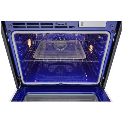 LG Studio Essence White 1.7/4.7 cu.ft. Combination Double Wall Oven WCES6428N