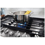 Whirlpool WCGK5036PB Gas Cooktop, 36 inch Exterior Width, 5 Burners, 18,000 BTU Highest Burner, Black colour