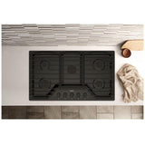 Whirlpool WCGK5036PB Gas Cooktop, 36 inch Exterior Width, 5 Burners, 18,000 BTU Highest Burner, Black colour