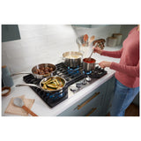 Whirlpool WCGK5036PB Gas Cooktop, 36 inch Exterior Width, 5 Burners, 18,000 BTU Highest Burner, Black colour