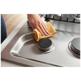 Whirlpool WCGK5036PB Gas Cooktop, 36 inch Exterior Width, 5 Burners, 18,000 BTU Highest Burner, Black colour
