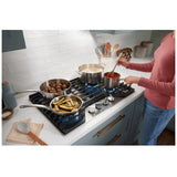 Whirlpool WCGK5036PS Gas Cooktop, 36 inch Exterior Width, 5 Burners, 18,000 BTU Highest Burner, Stainless Steel colour