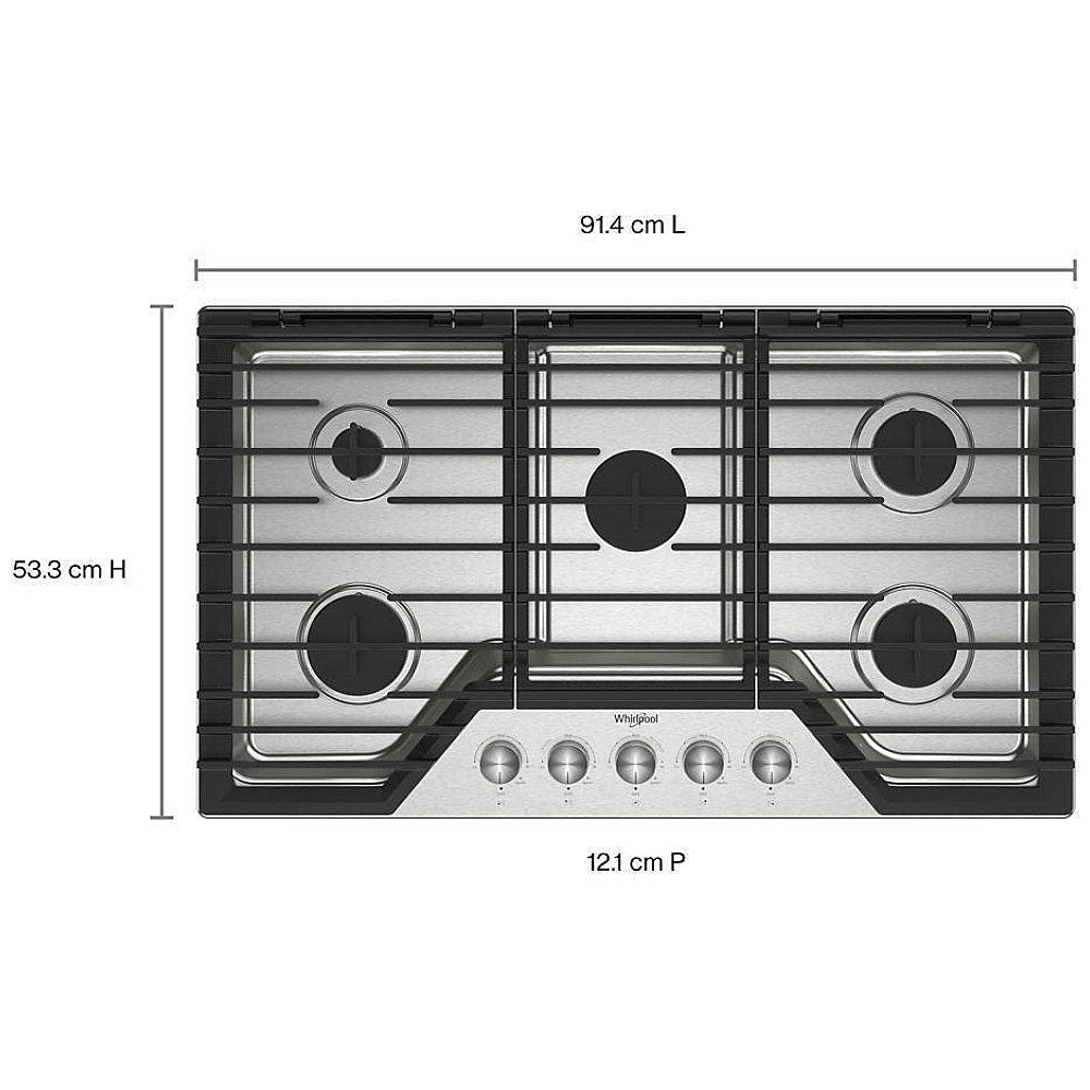 Whirlpool WCGK7036PS Gas Cooktop
