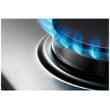 Whirlpool WCGK7036PS Gas Cooktop, 36 inch Exterior Width, 5 Burners, 18,000 BTU Highest Burner, Stainless Steel colour