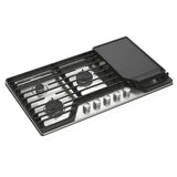 Whirlpool WCGK7536PS Gas Cooktop (interior)