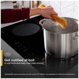 Whirlpool WCI55US0JB Induction Cooktop, 30 inch Exterior Width, 4 Burners, 3,000 W Highest Element, Black colour