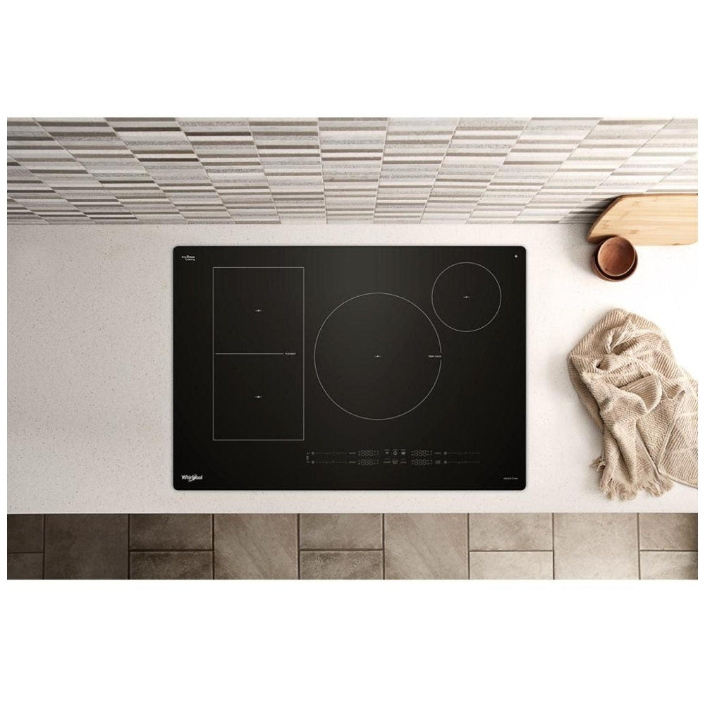 Whirlpool WCIT7530SB Induction Cooktop, 30 inch Exterior Width, 4 Burners, Black colour