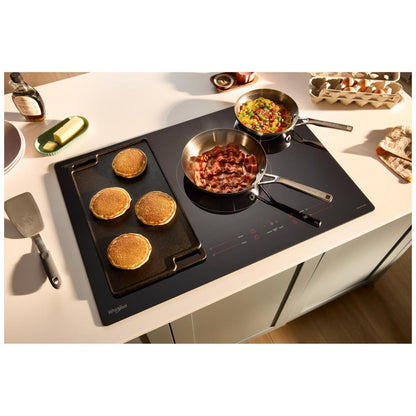 Whirlpool WCIT7530SB Induction Cooktop, 30 inch Exterior Width, 4 Burners, Black colour