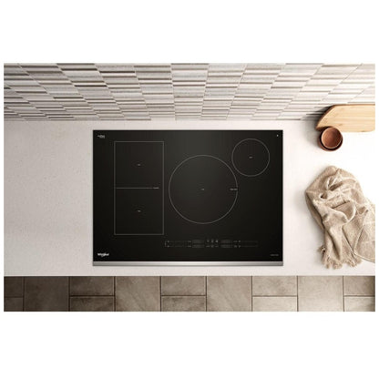 Whirlpool WCIT7530SS 电磁炉，30 英寸外部宽度，4 个燃烧器，不锈钢色