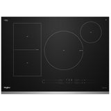 Whirlpool WCIT7530SS Induction Cooktop, 30 inch Exterior Width, 4 Burners, 3,700 W Highest Element, Stainless Steel colour