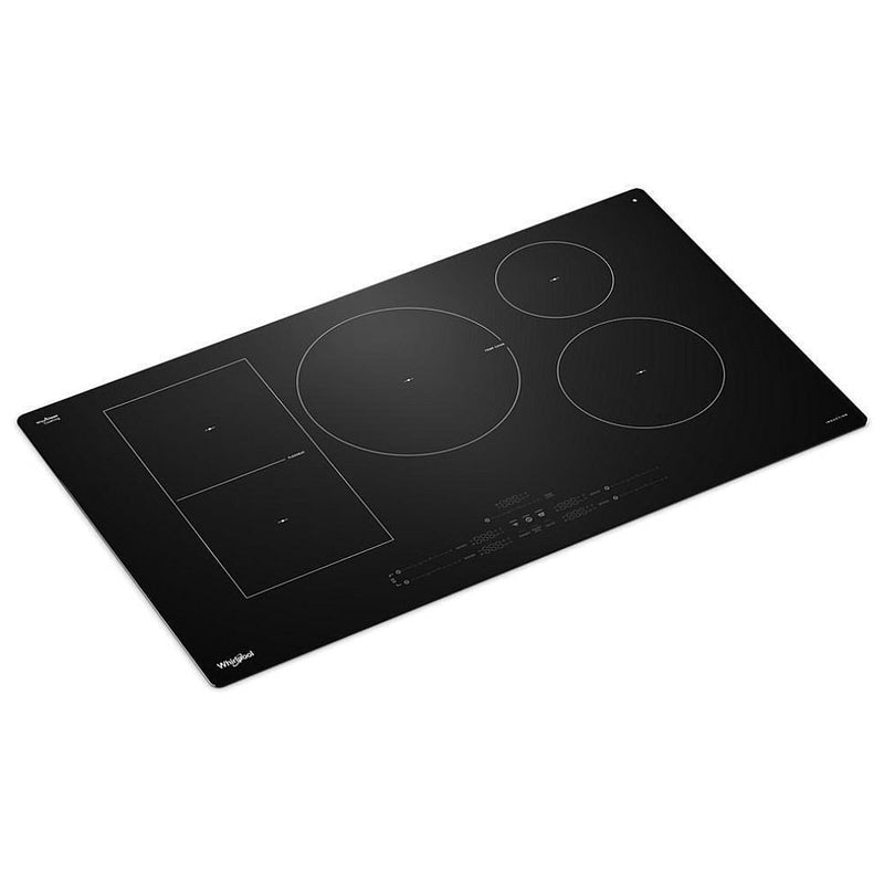 Whirlpool WCIT7536SB Induction Cooktop, 36 inch Exterior Width, 5 Burners, Black colour