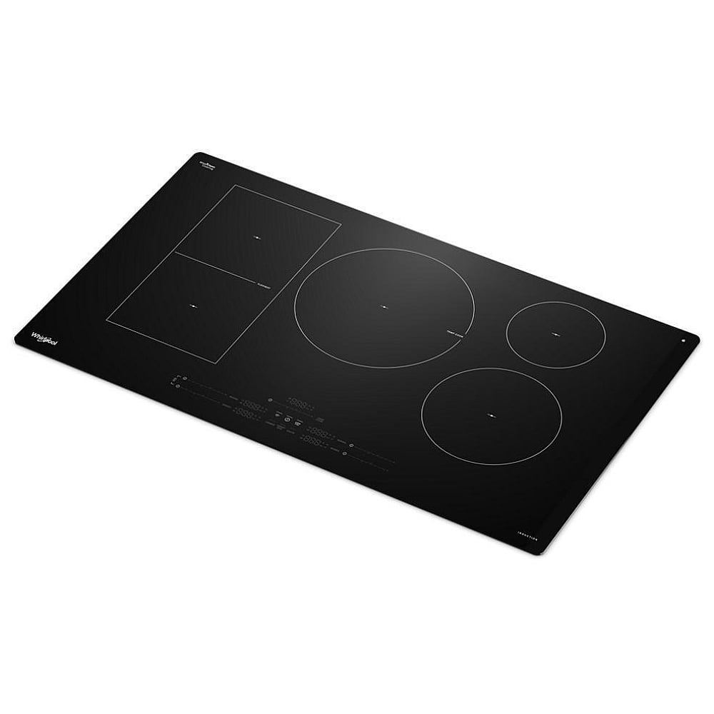 Whirlpool WCIT7536SB Induction Cooktop, 36 inch Exterior Width, 5 Burners, Black colour