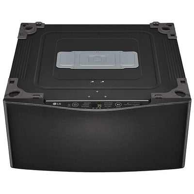 LG WD200CB Pedestal Washer | 1.1 cu. ft. Capacity, Black Stainless Steel
