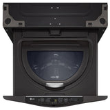 LG WD200CB Laundry Part Pedestal, 29 inch Width, 1.1 cu. ft. Washer Capacity, 2 Temperature Settings, 700 RPM Washer Spin Speed, Black Stainless Steel colour