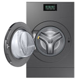 Samsung WD53DBA900HZA1 All-in-One Washer Dryer Combo, 27 inch Width, 6.1 cu. ft. Washer Capacity, 23 Wash Cycles, 1,200 RPM Washer Spin Speed, Electric, Stainless Steel colour