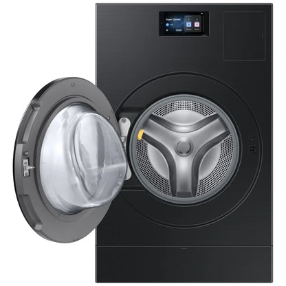 Samsung Bespoke WD90F53AVBAC All-in-One Washer Dryer Combo, 27 inch Width, 6.1 cu. ft. Washer Capacity, Steam Clean, 23 Wash Cycles, 5 Temperature Settings, 1,200 RPM Washer Spin Speed, Wifi Enabled, Electric, Brushed Black colour