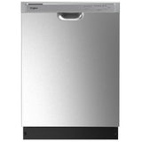 Whirlpool WDF341PAPM Dishwasher, 24 inch Exterior Width, 57 dB Decibel Level, Full Console, Plastic Interior, 4 Wash Cycles, 12 Capacity (Place Settings), 2 Loading Racks, Stainless Steel colour