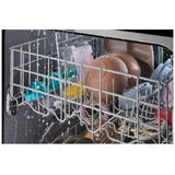 Whirlpool WDF341PAPW Dishwasher, 24 inch Exterior Width, 57 dB Decibel Level, Full Console, Plastic Interior, 4 Wash Cycles, 12 Capacity (Place Settings), 2 Loading Racks, White colour