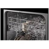 Whirlpool WDF341PAPW Dishwasher, 24 inch Exterior Width, 57 dB Decibel Level, Full Console, Plastic Interior, 4 Wash Cycles, 12 Capacity (Place Settings), 2 Loading Racks, White colour