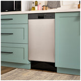 Whirlpool WDFS5118SS Dishwasher, 18 inch Exterior Width, 48 dB Decibel Level, Full Console, Stainless Interior, 6 Wash Cycles, 8 Capacity (Place Settings), 2 Loading Racks, Stainless Steel colour