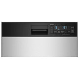 Whirlpool WDFS5118SS Dishwasher, 18 inch Exterior Width, 48 dB Decibel Level, Full Console, Stainless Interior, 6 Wash Cycles, 8 Capacity (Place Settings), 2 Loading Racks, Stainless Steel colour