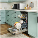 Whirlpool WDFS5118SS Dishwasher, 18 inch Exterior Width, 48 dB Decibel Level, Full Console, Stainless Interior, 6 Wash Cycles, 8 Capacity (Place Settings), 2 Loading Racks, Stainless Steel colour