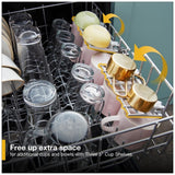 Whirlpool WDP540HAMW Dishwasher, 24 inch Exterior Width, 55 dB Decibel Level, Fully Integrated, Plastic Interior, 5 Wash Cycles, 12 Capacity (Place Settings), 2 Loading Racks, White colour