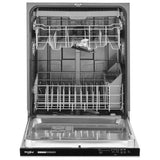 Whirlpool WDP730HAMZ Dishwasher, 24 inch Exterior Width, 51 dB Decibel Level, Fully Integrated, Plastic Interior, 5 Wash Cycles, 14 Capacity (Place Settings), 3 Loading Racks, Stainless Steel colour