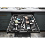 Whirlpool WDP730HAMZ Dishwasher, 24 inch Exterior Width, 51 dB Decibel Level, Fully Integrated, Plastic Interior, 5 Wash Cycles, 14 Capacity (Place Settings), 3 Loading Racks, Stainless Steel colour